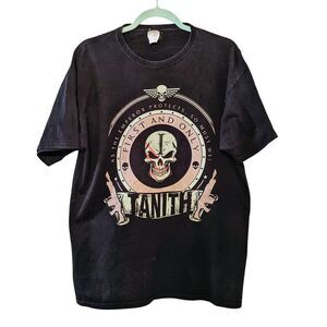 Tanith Warhammer 40k sz L Large Black T-Shirt - First And Only Emperor Protects